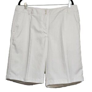 Liz Golf White Bermuda Shorts NWT